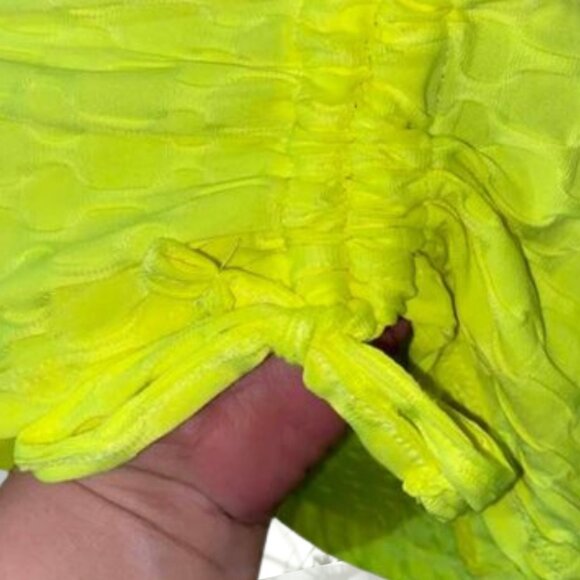 2 for $15 Rouge Collection Neon Yellow Ruched Tank Top Size 1X – NWT – Stretchy - Picture 5 of 9